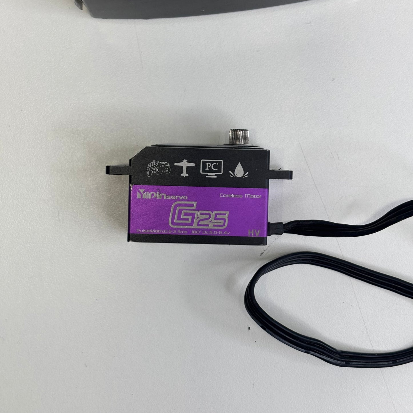Purple Alloy Servo Yipin G25 Programmable Boxed