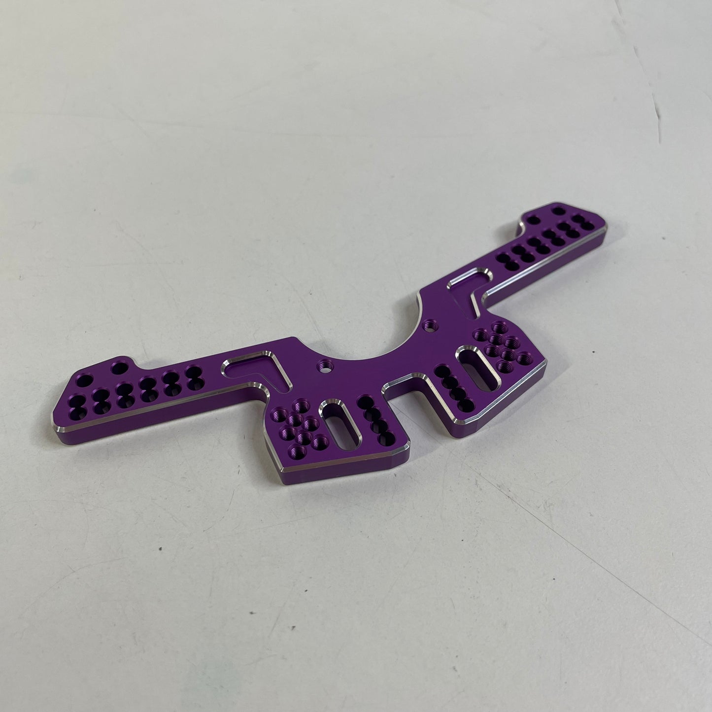 Purple Alloy Rear Shock Tower Shark Team AD