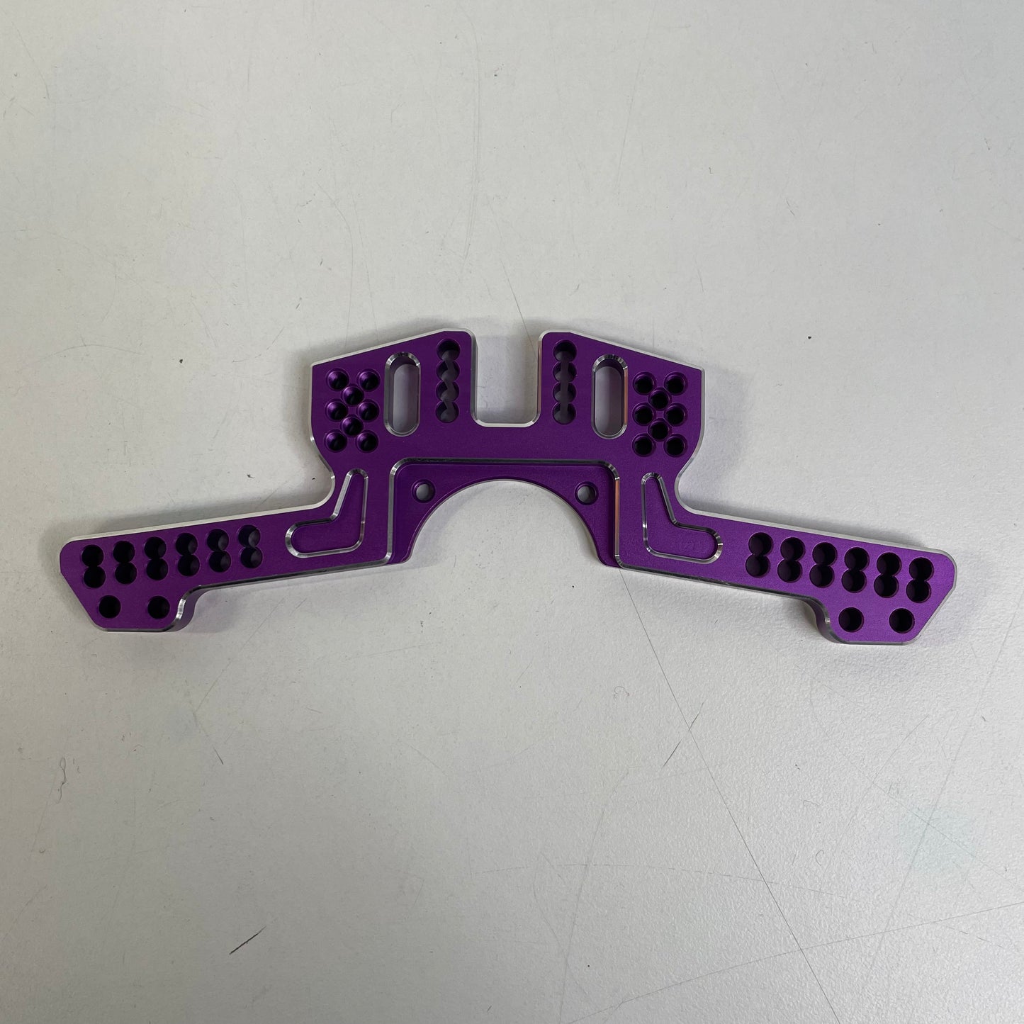 Purple Alloy Rear Shock Tower Shark Team AD