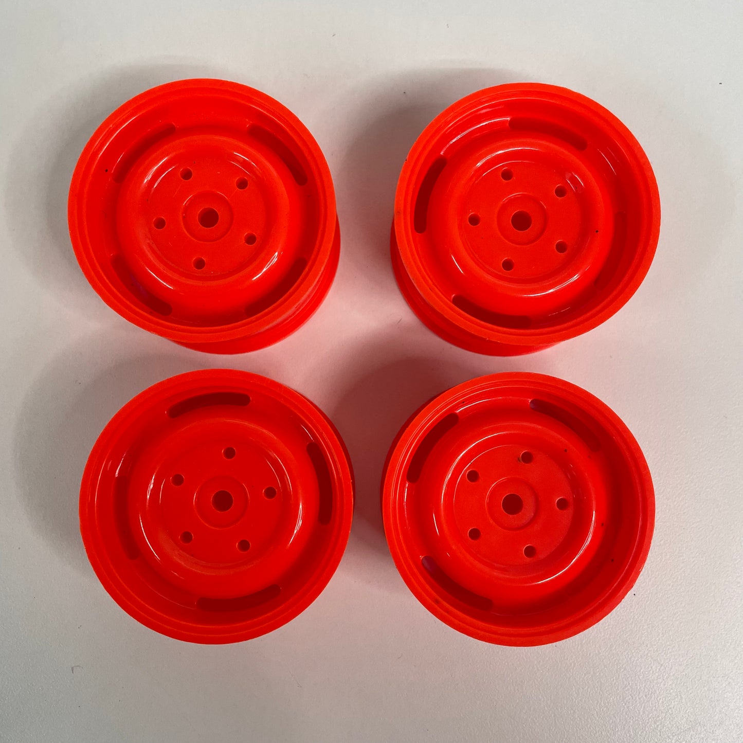 Orange Steel Style wheels Offset 3