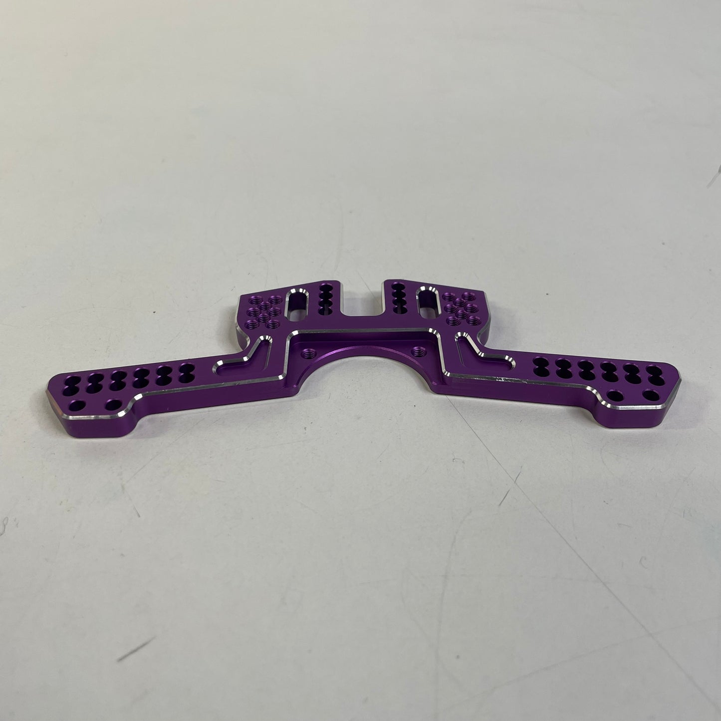 Purple Alloy Rear Shock Tower Shark Team AD