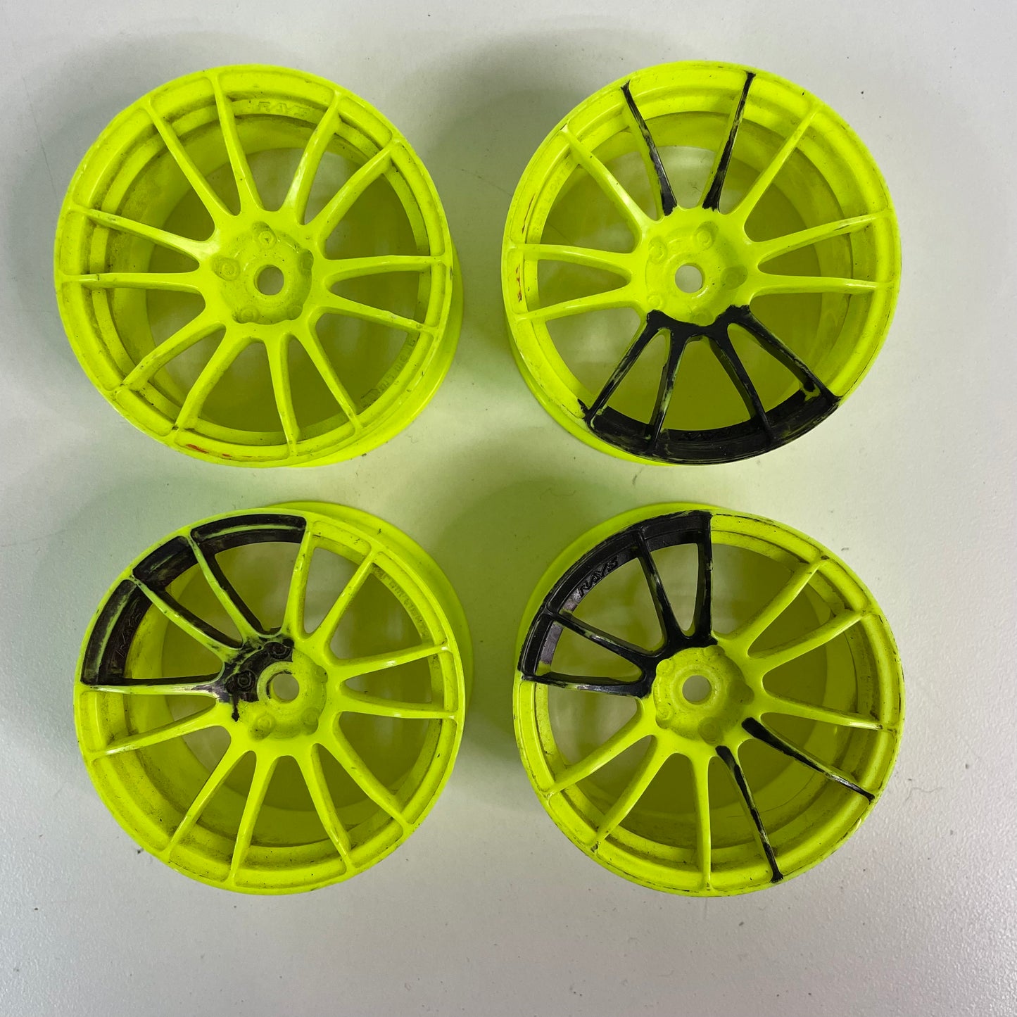 Gram Light Style Wheels Offset 5 Yellow