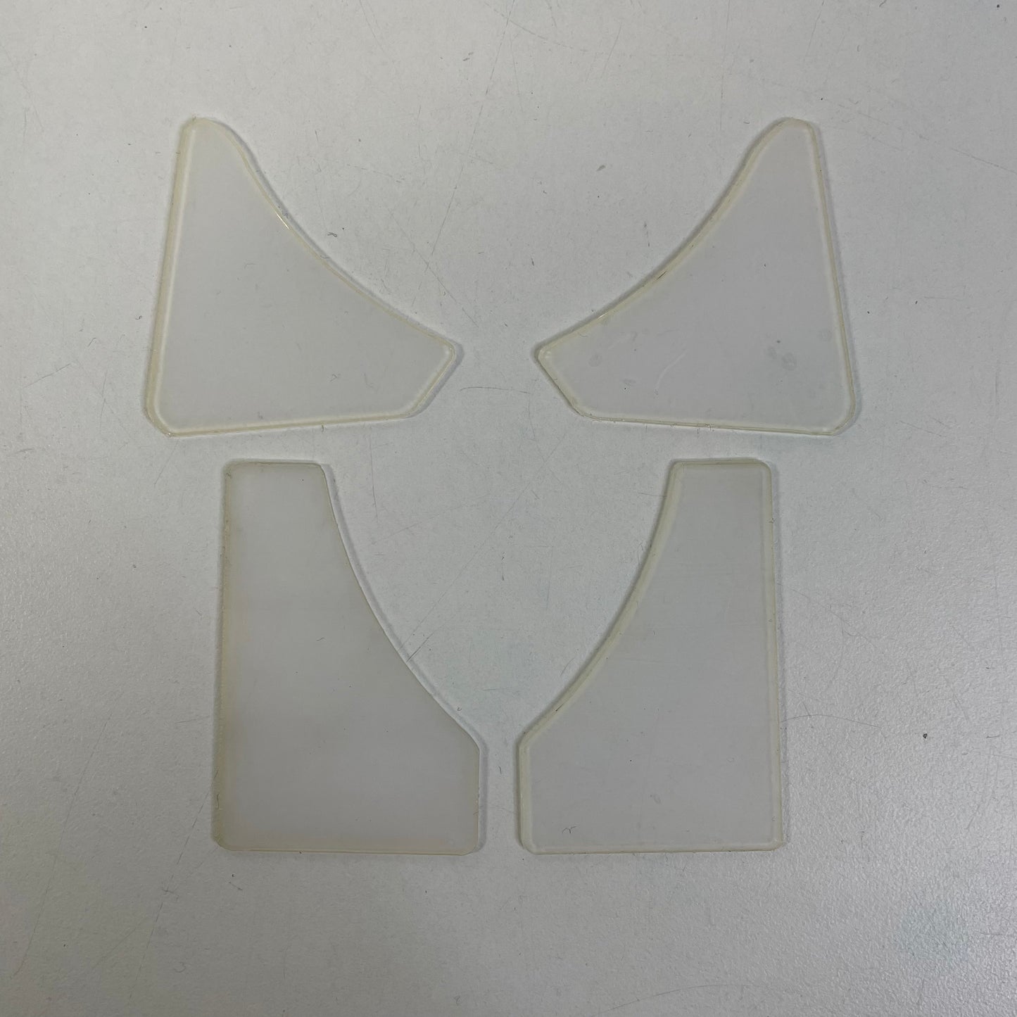 Clear Spoiler Mounts End Plates