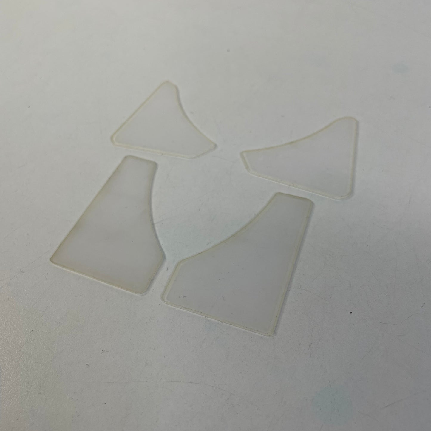 Clear Spoiler Mounts End Plates