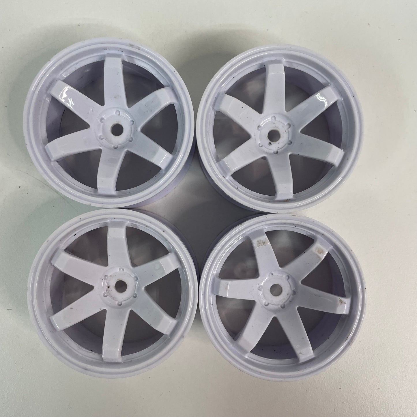 White Rays Style Wheels Offset 6