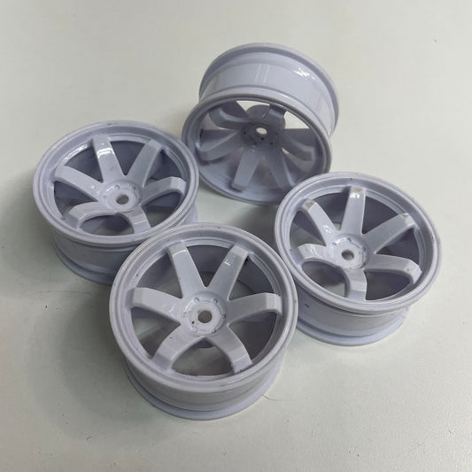 White Rays Style Wheels Offset 6