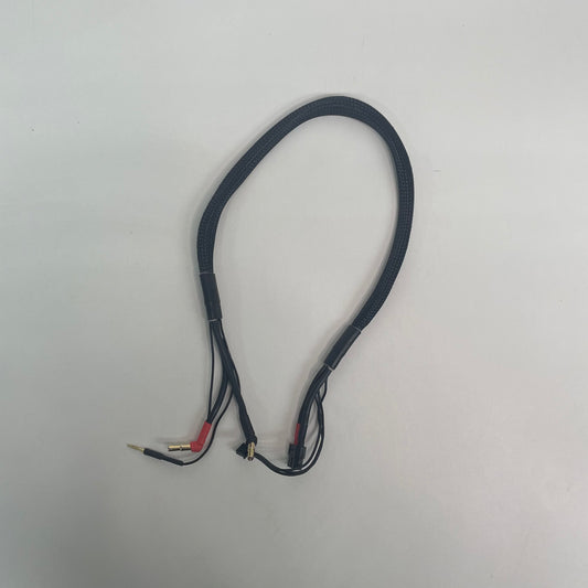 XT60 Charge Cable 4/5mm Bullet Connector Black