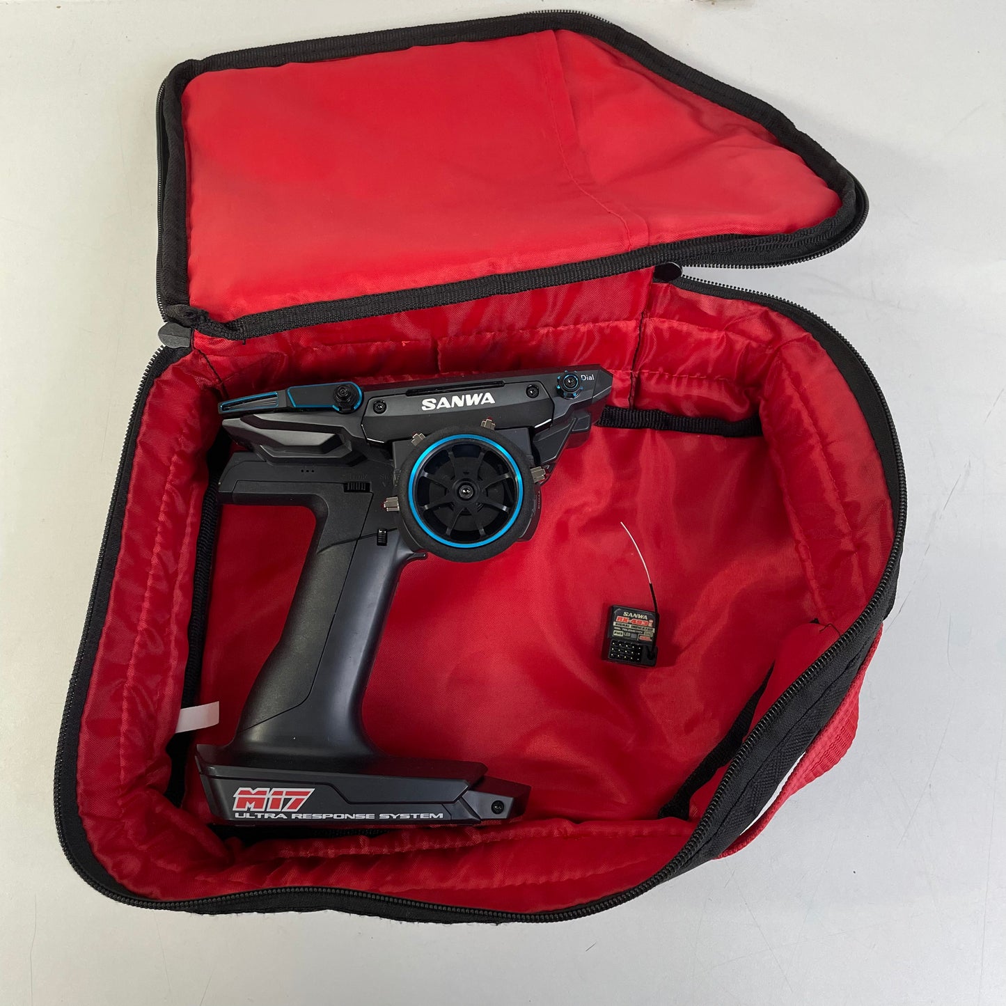 Sanwa M17 Controller & Sanwa RX-493 Receiver & Team Corally Bag