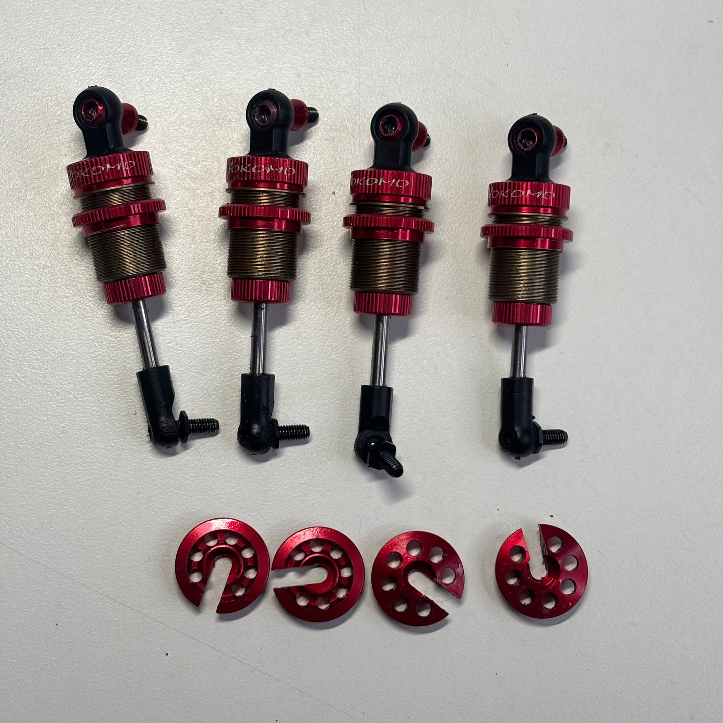 Yokomo Big Bore Red Alloy Shocks