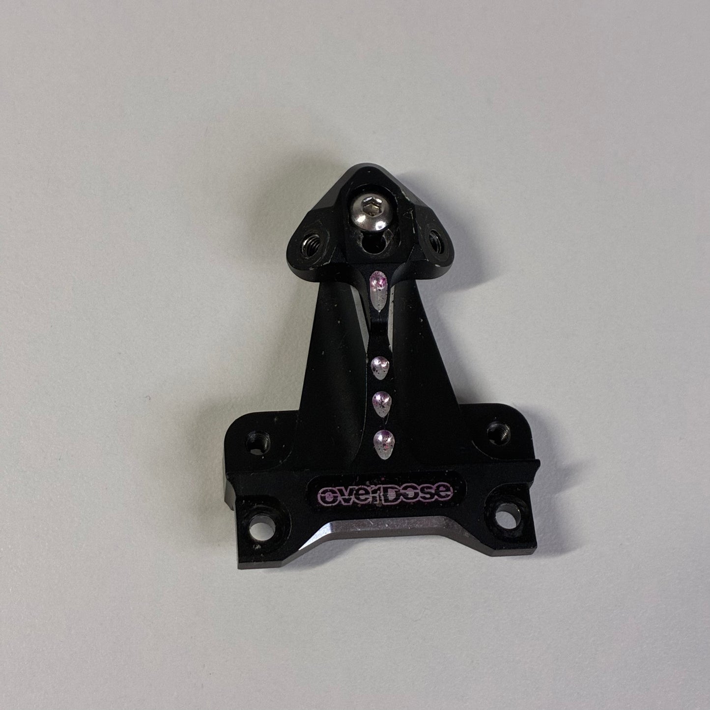 Overdose Black Alloy Inboard Shock Holder Mount OD2545B