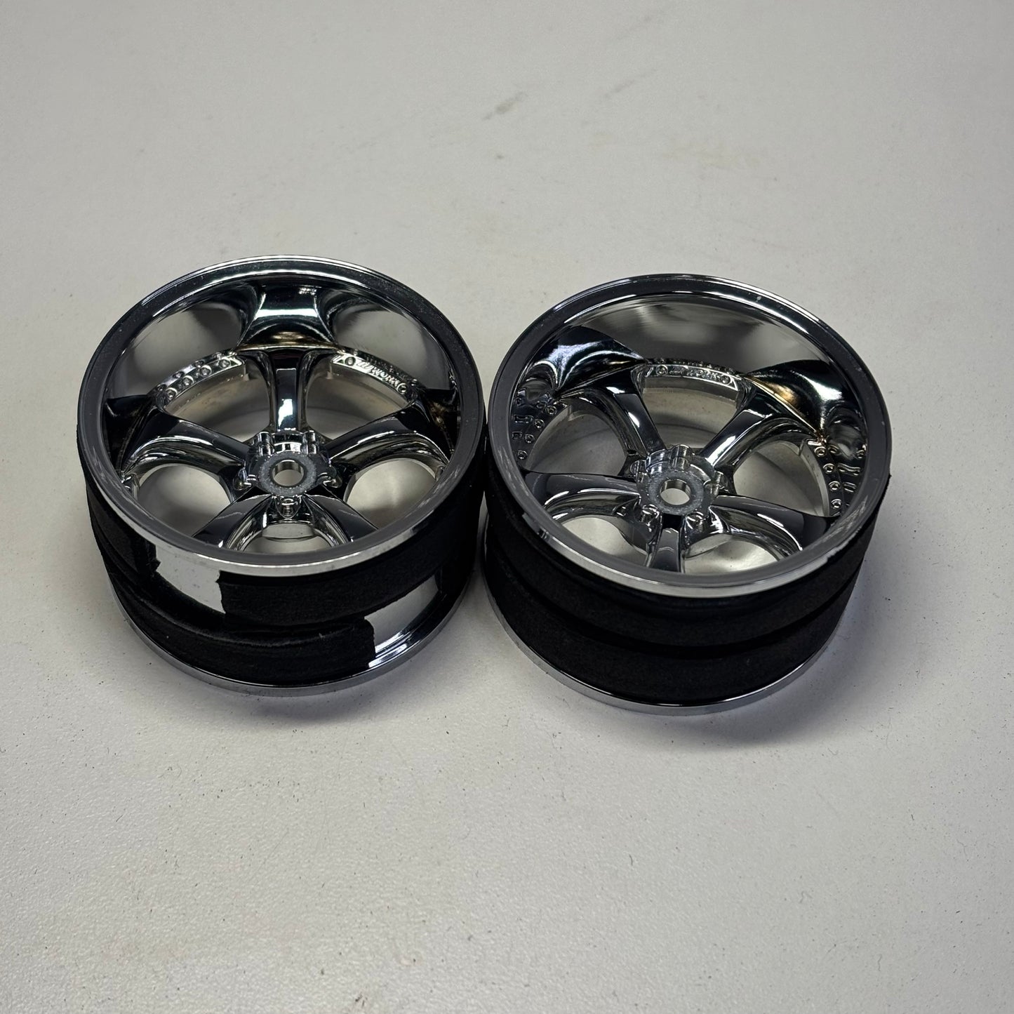 Overdose VS-KF VSKF Chrome 30-9 Offset Wheels Pair