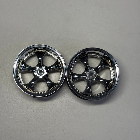 Overdose VS-KF VSKF Chrome 30-9 Offset Wheels Pair