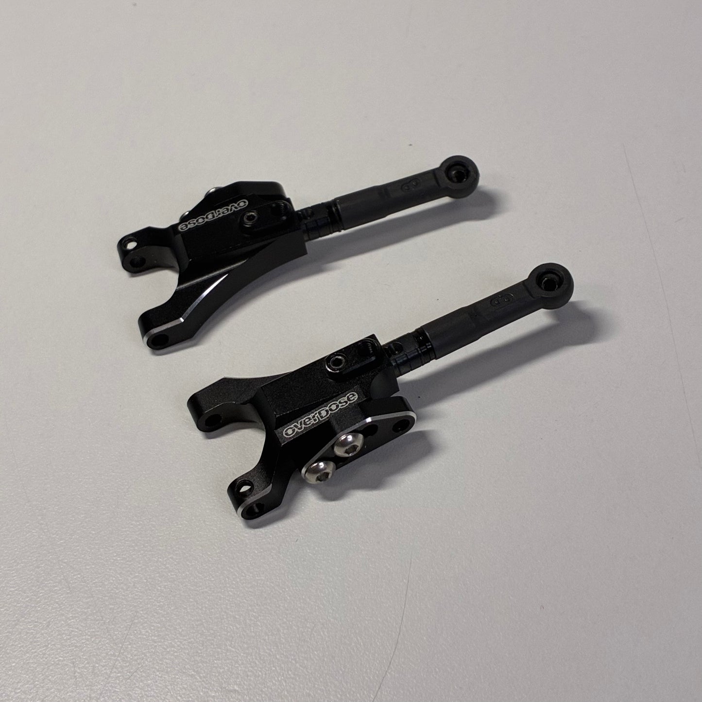 Overdose Black Alloy Lower Arms Front Type 3 OD2857