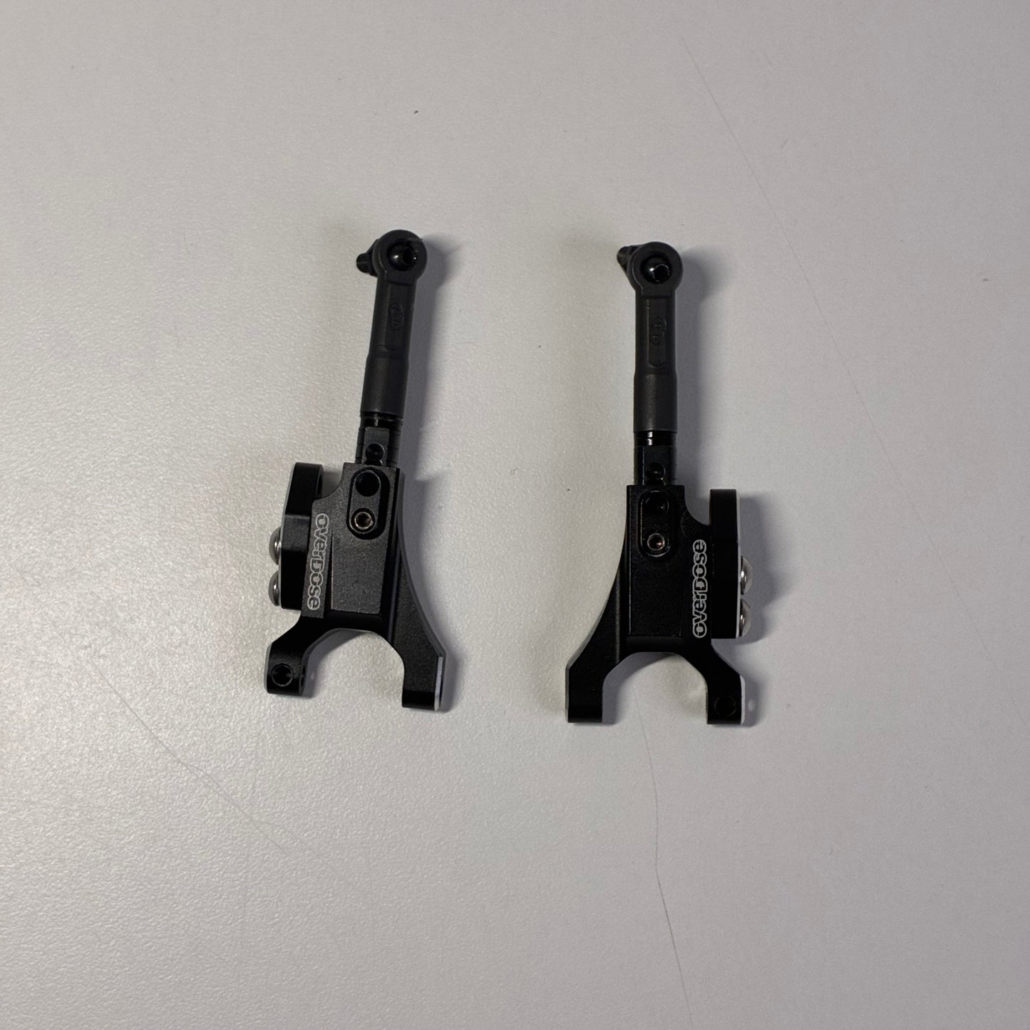 Overdose Black Alloy Lower Arms Front Type 3 OD2857