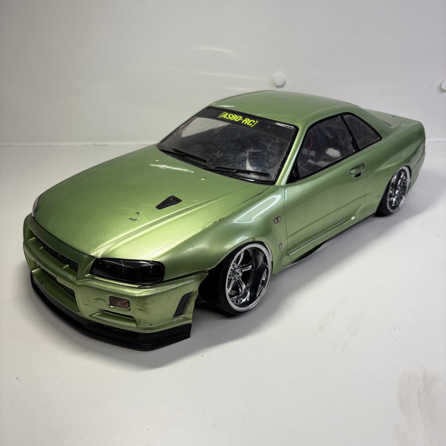 Killerbody Nissan R34 GTR Bodyshell Millenium Jade Green