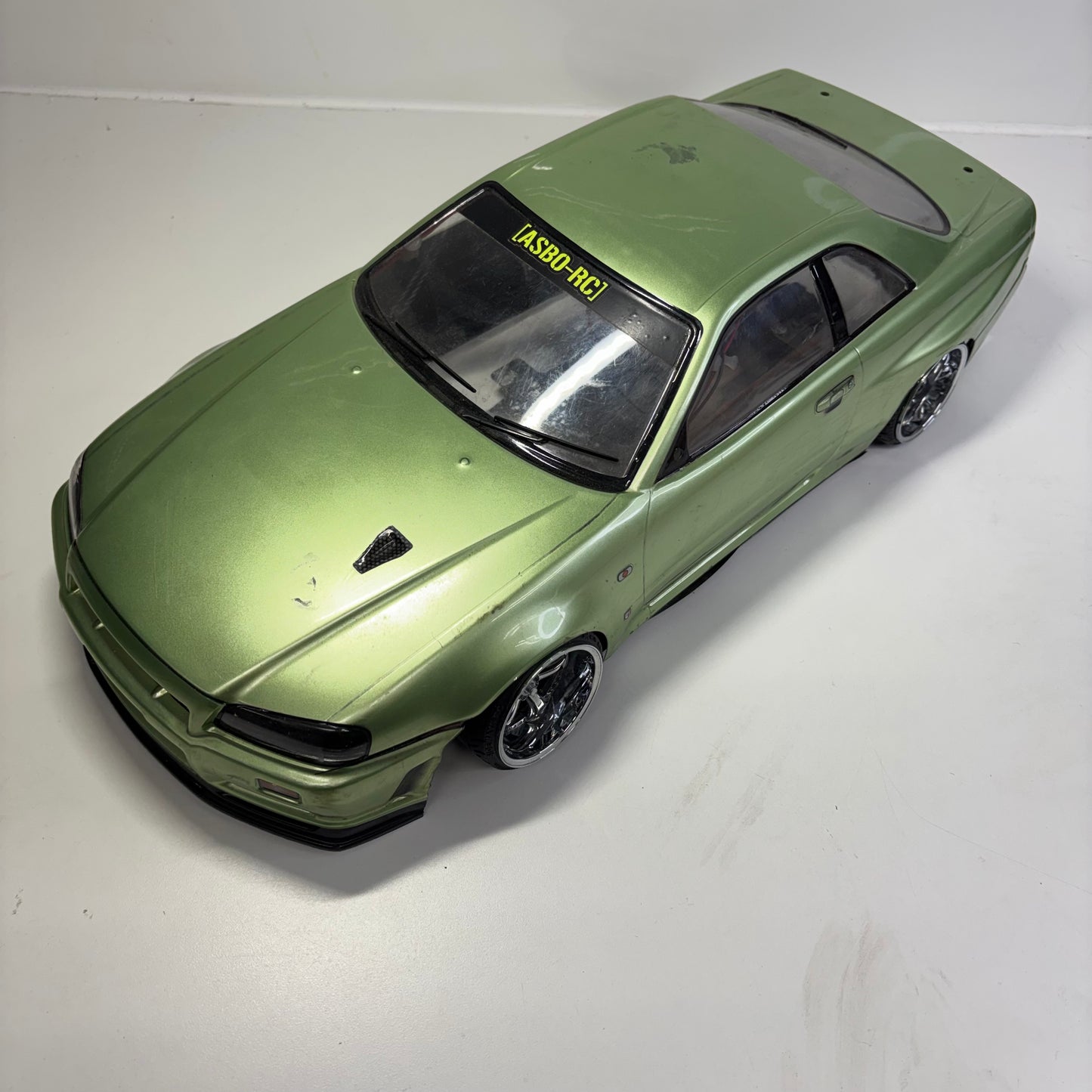 Killerbody Nissan R34 GTR Bodyshell Millenium Jade Green