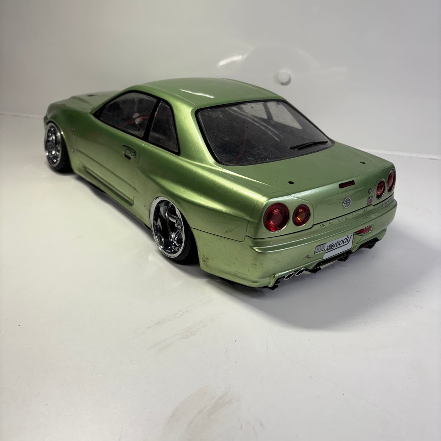 Killerbody Nissan R34 GTR Bodyshell Millenium Jade Green