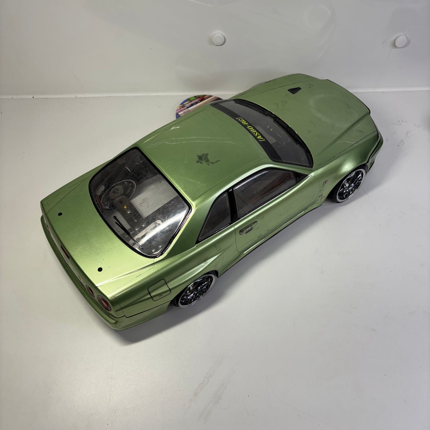 Killerbody Nissan R34 GTR Bodyshell Millenium Jade Green