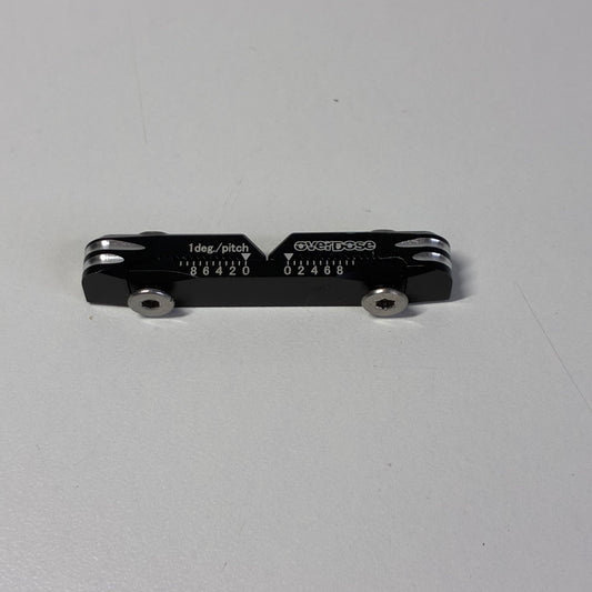 Overdose Black Alloy Rear Suspension Mount Adjustable 0-8
