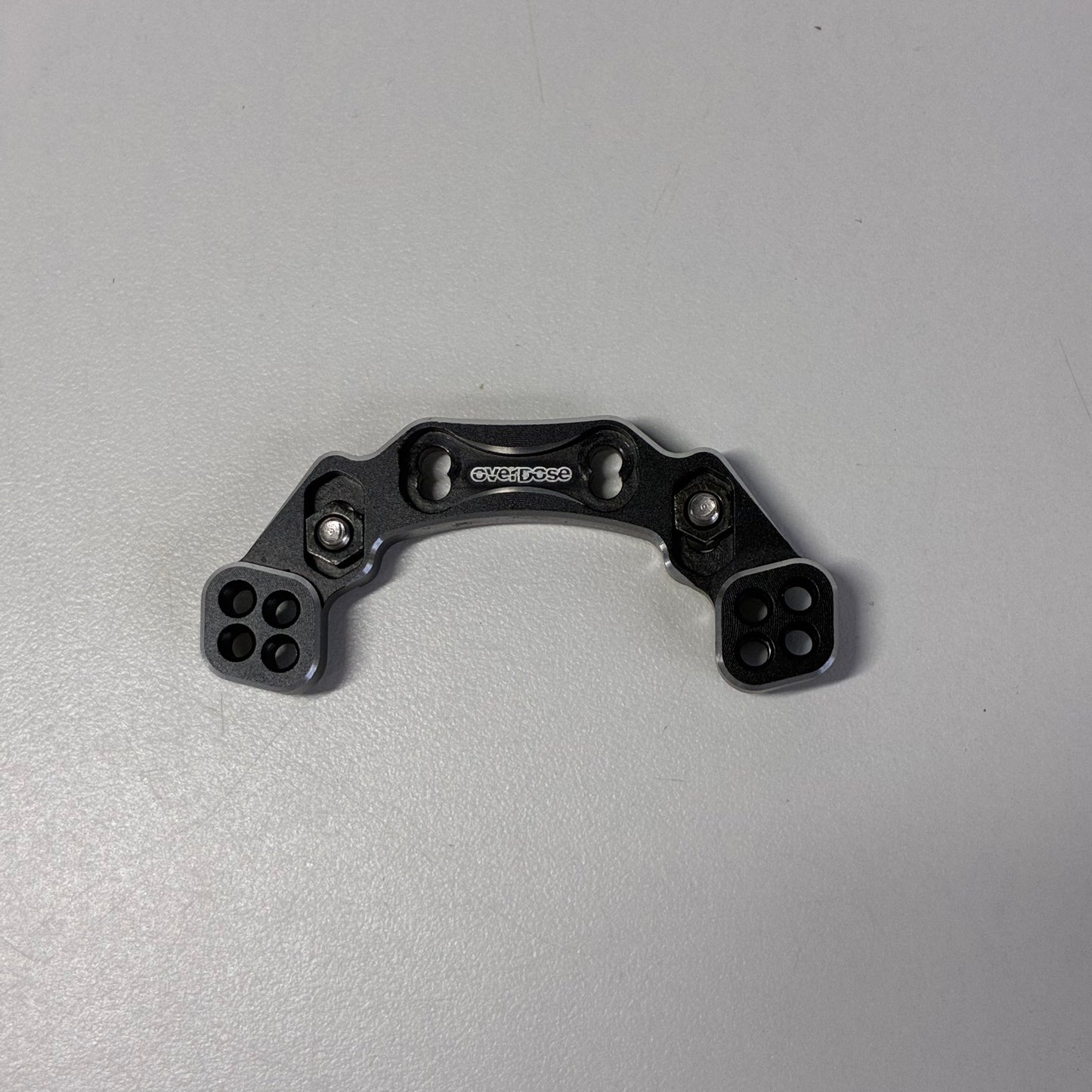 Overdose Black Alloy Rear Upper Arm Mount OD2404