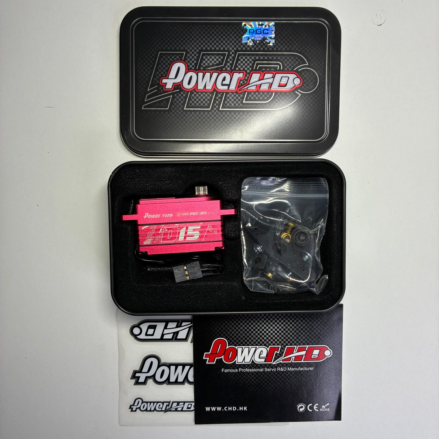 PowerHD D15 Red Alloy Servo