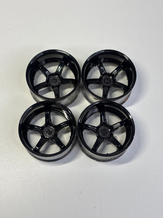 Lab Black Dark Chrome Wheels Offset 8
