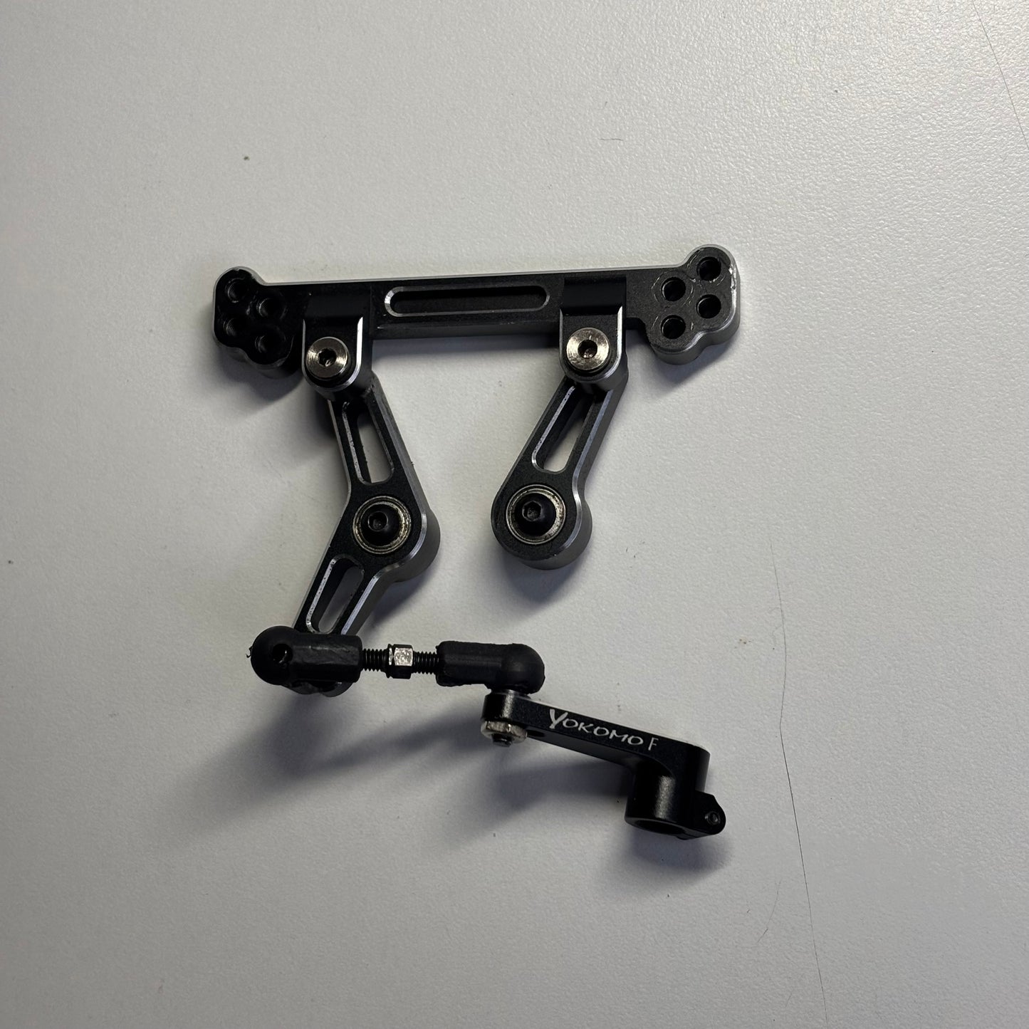 Yokomo Black Alloy Steering Rack Servo Horn E S MC1