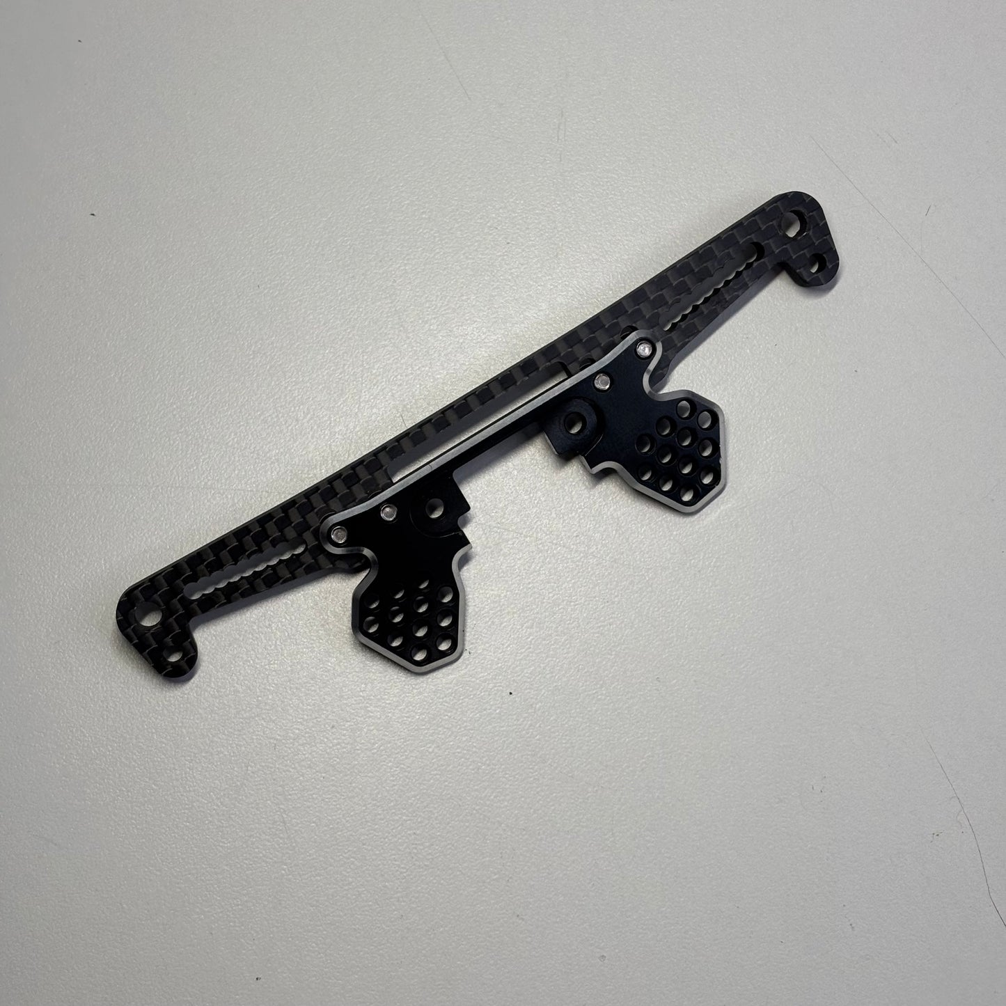 Wrap Up Next Carbon Alloy V3 Rear Shock Tower Black Fits YD2 etc