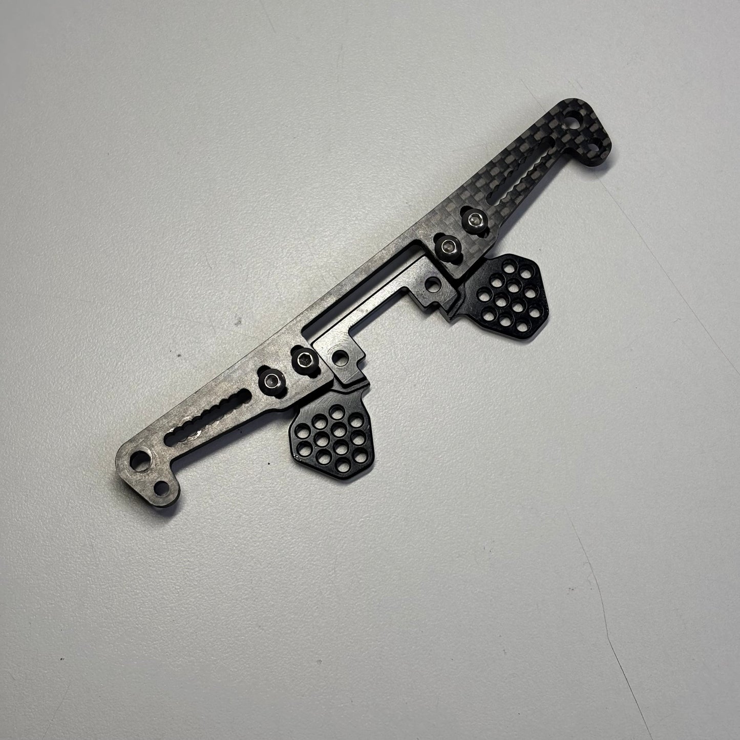 Wrap Up Next Carbon Alloy V3 Rear Shock Tower Black Fits YD2 etc