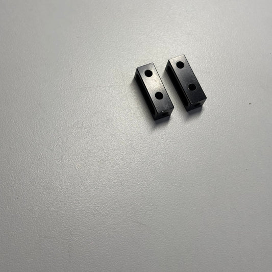 Black Alloy Servo Holder Body Mounts