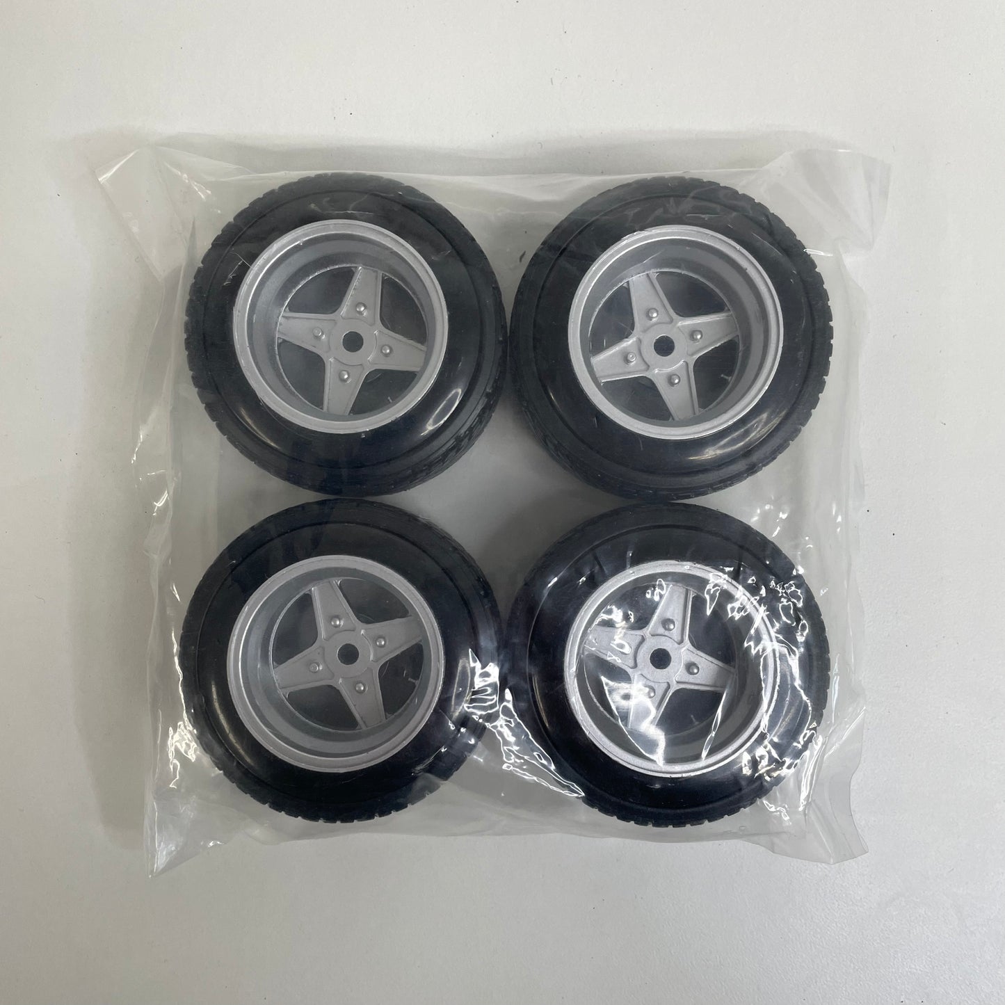 Old School Style LP86 AE86 Wheels Black Silver With Outdoor Tyres