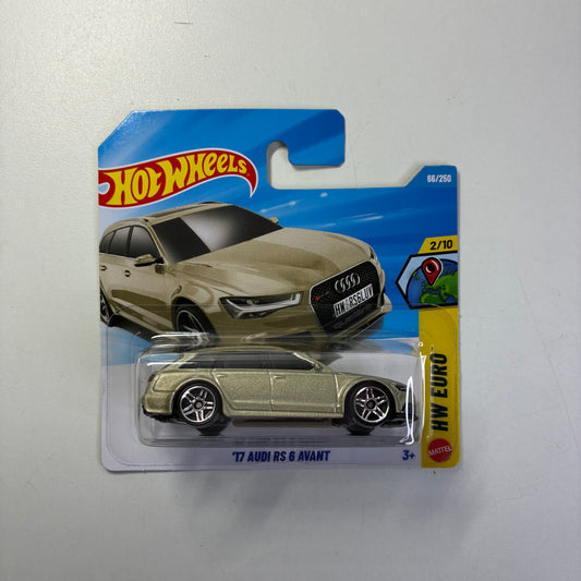 HotWheels '17 AUDI RS 6 AVANT Gold