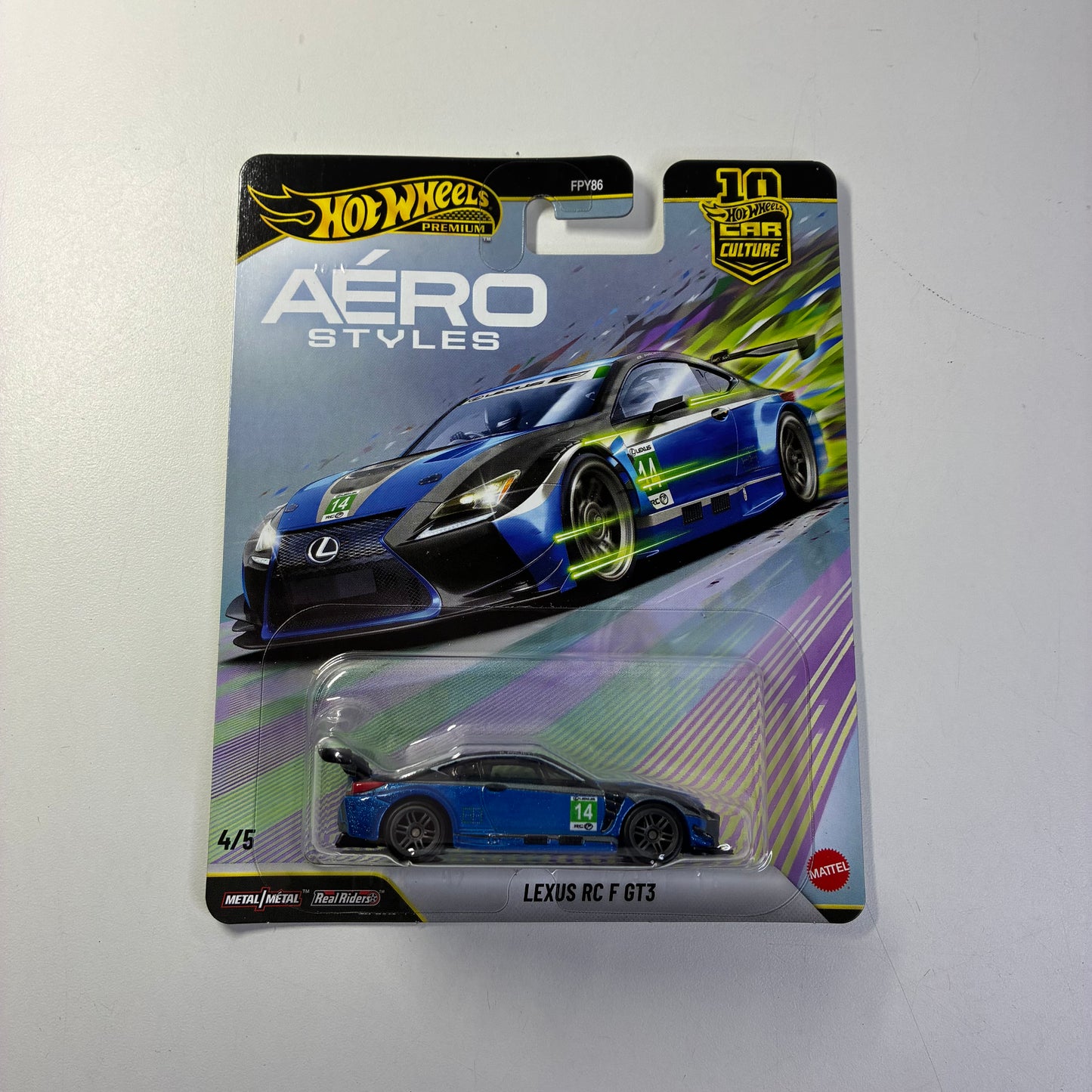 HotWheels Premium LEXUS RC F GT3