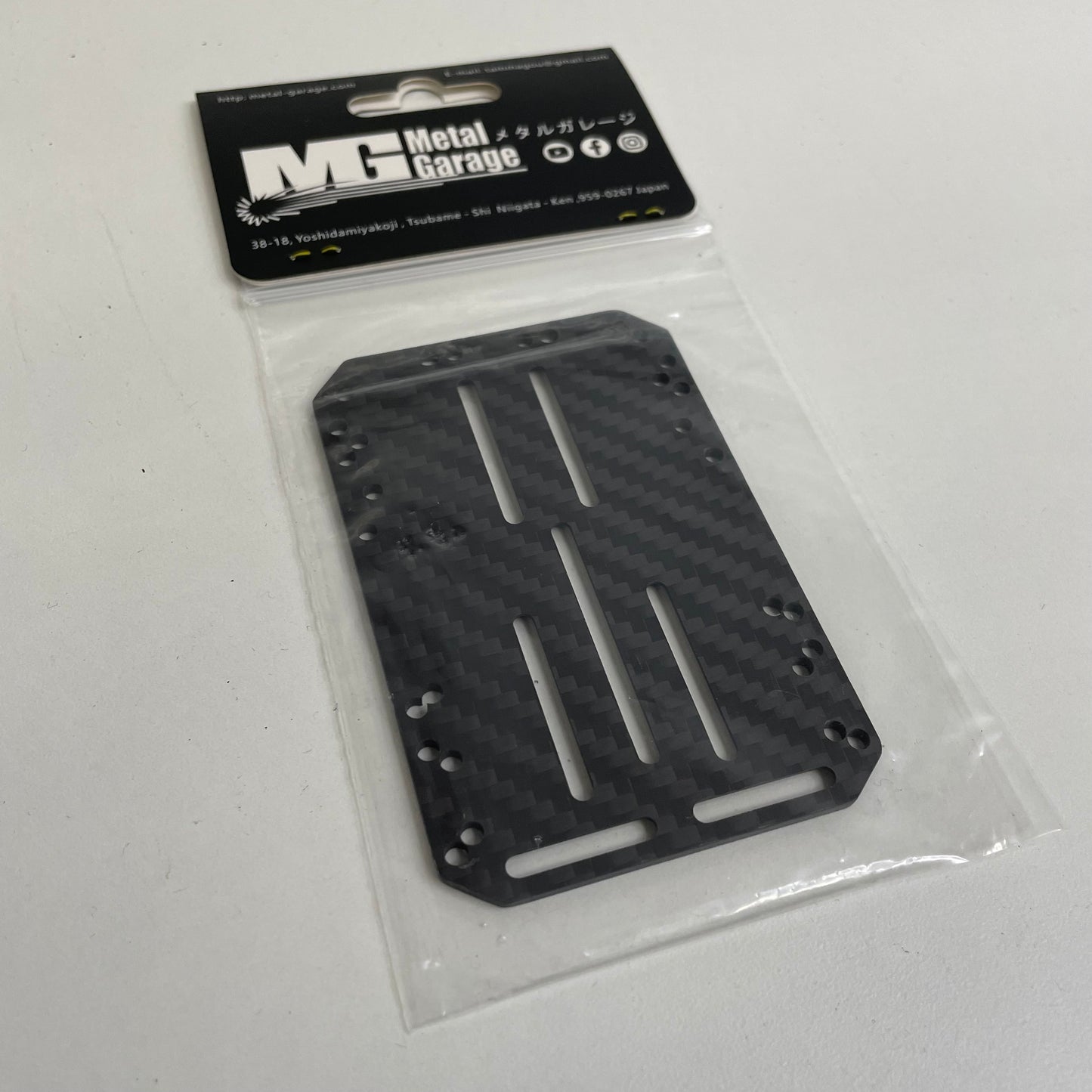 Metal Garage Carbon Battery Holder New