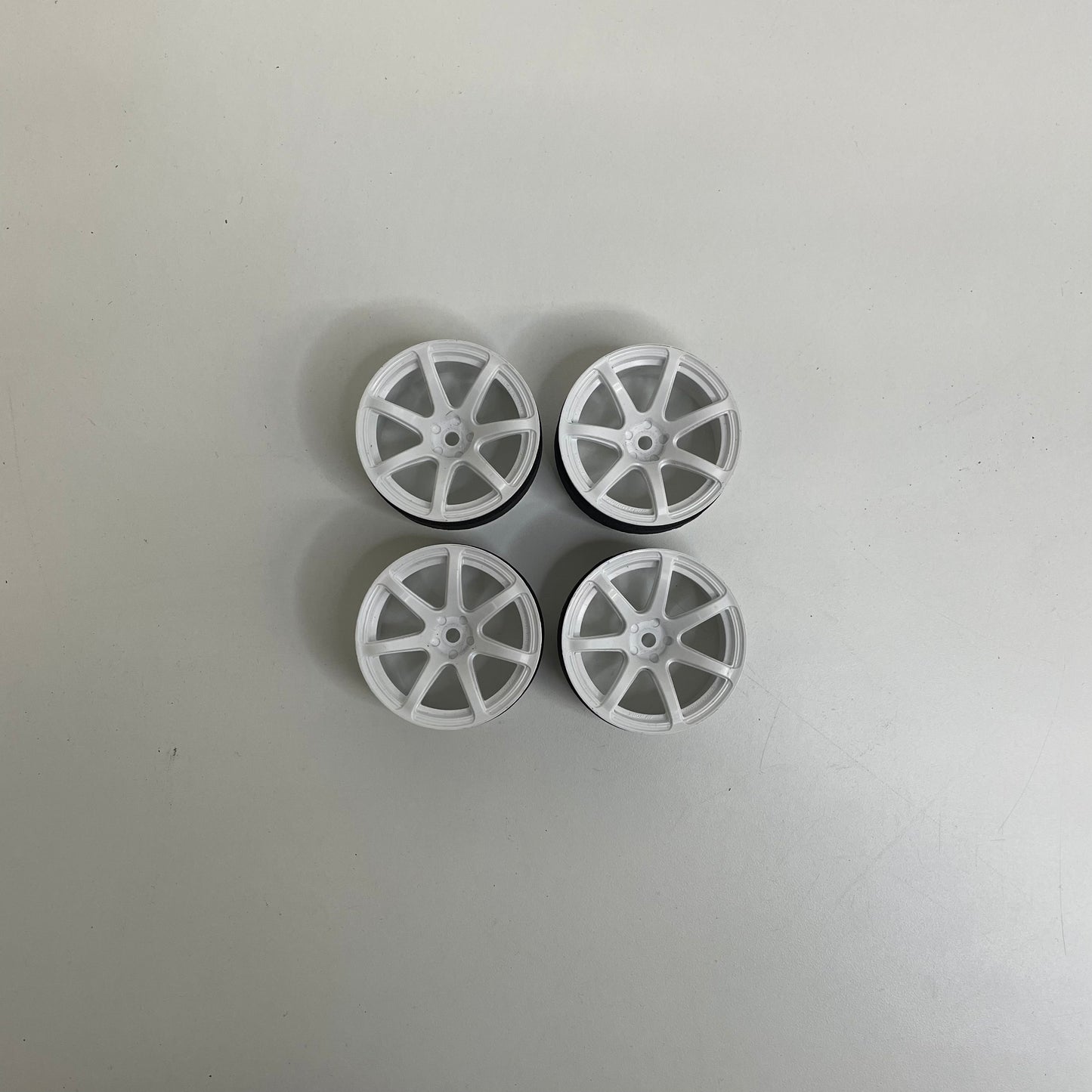 Overdose 30mm White Wheels 9mm Offset Work Emoticon