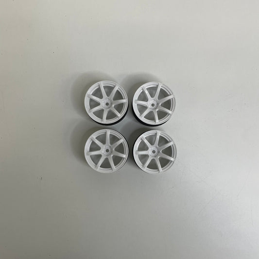 Overdose 30mm White Wheels 9mm Offset Work Emoticon