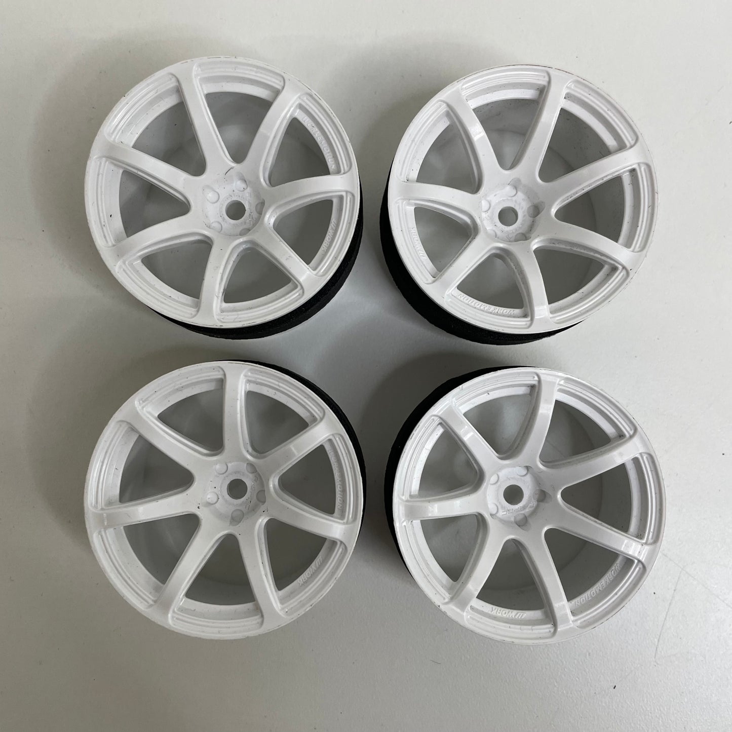 Overdose 30mm White Wheels 9mm Offset Work Emoticon