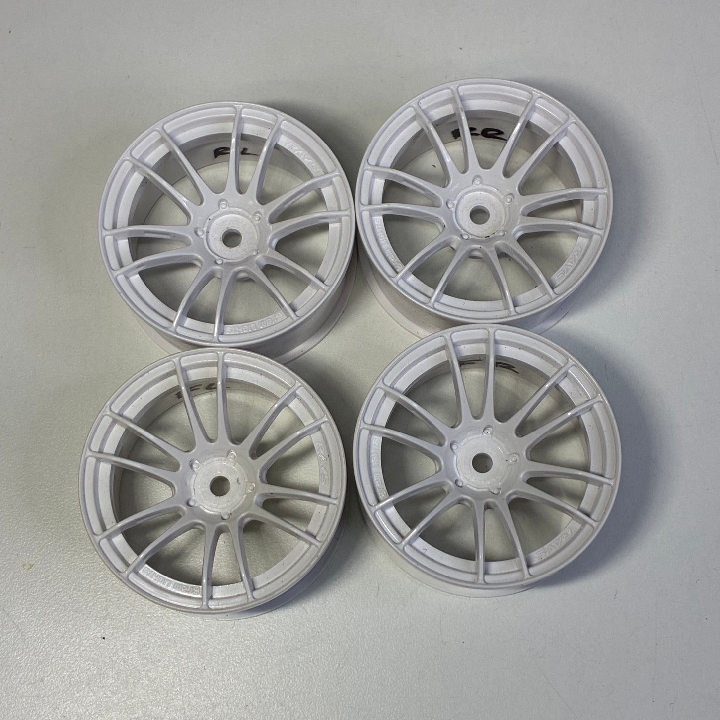 White Rays Style Wheels Offset 7mm