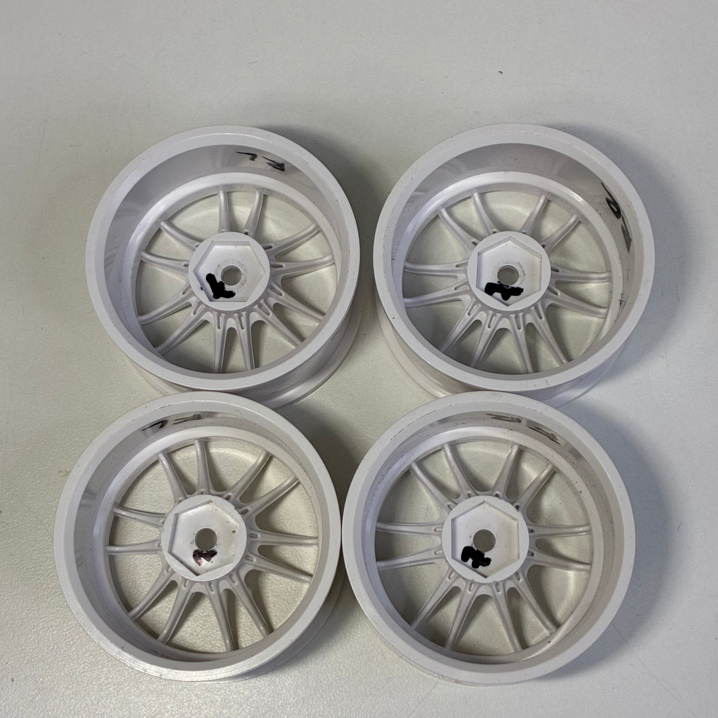 White Rays Style Wheels Offset 7mm