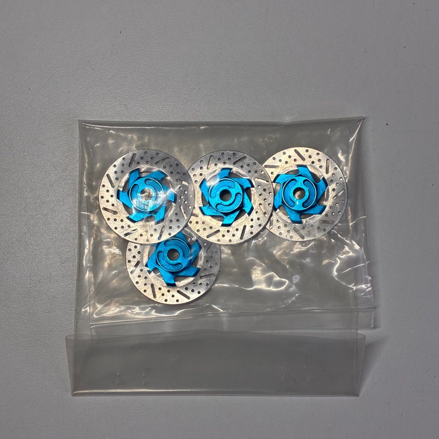 Brake Discs Blue Silver