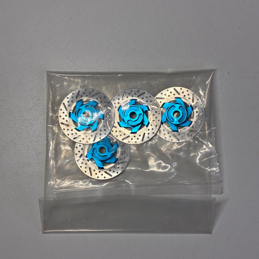 Brake Discs Blue Silver