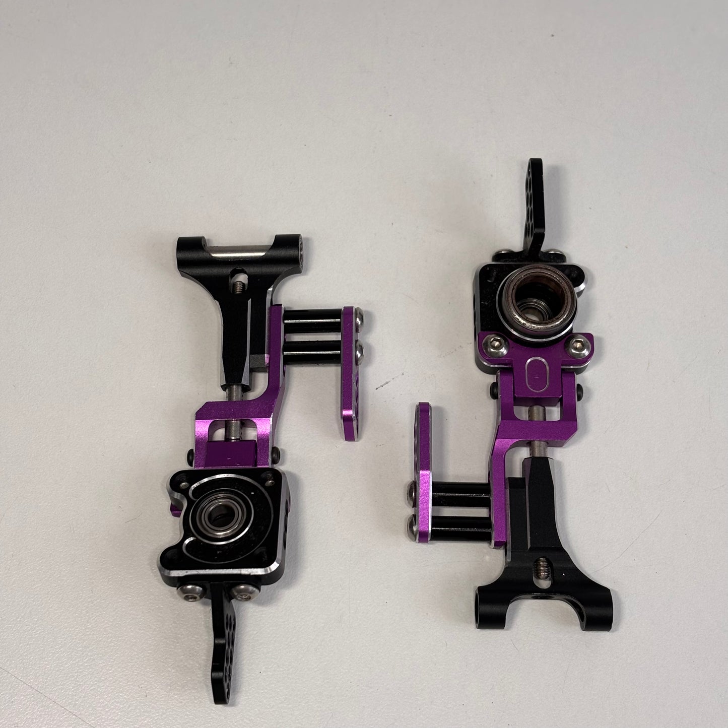 Rhino Racing Purple Black Alloy Rear Lower Arms & Hubs