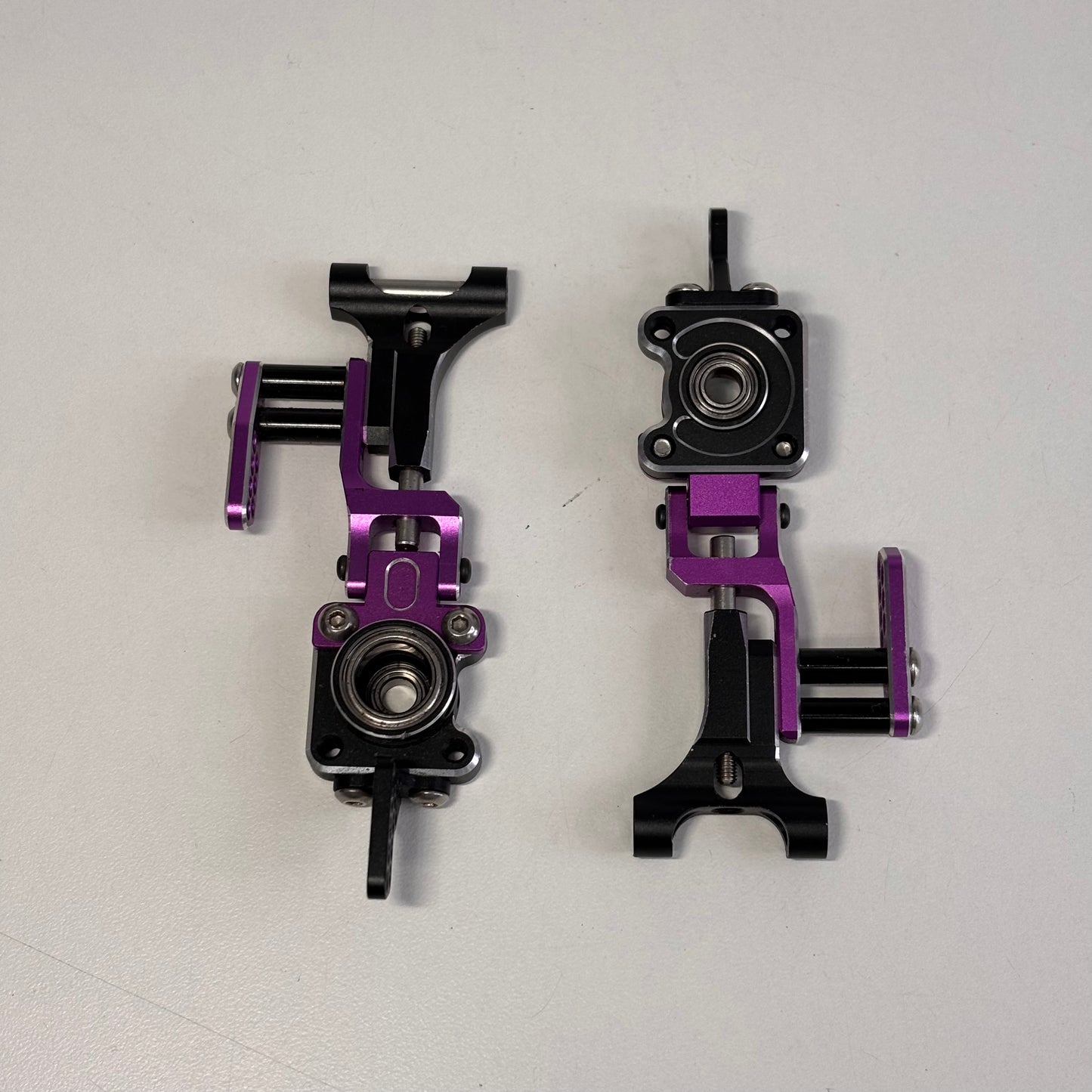 Rhino Racing Purple Black Alloy Rear Lower Arms & Hubs