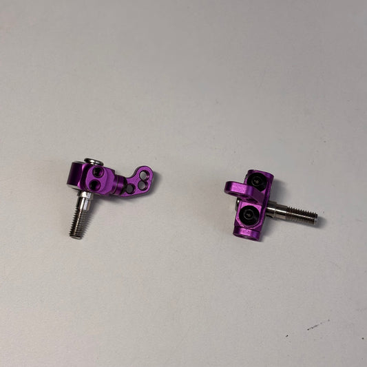 Rhino Racing Purple Alloy Front Knuckles & Axles