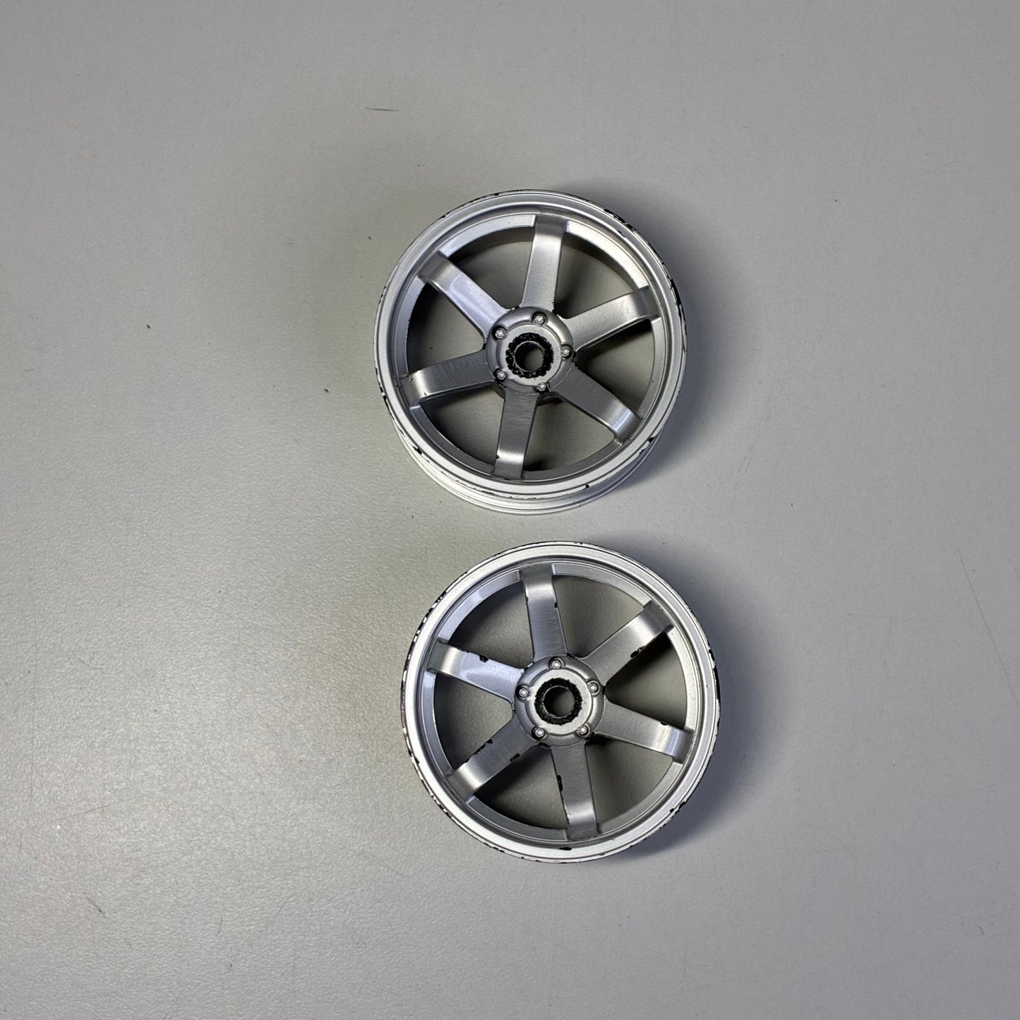 Shibata GRK Silver Wheels Offset 7mm