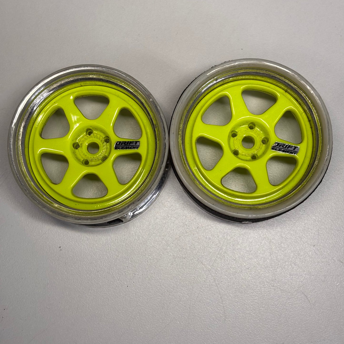 DS Racing Green/Chrome Wheels Adjustable Offset