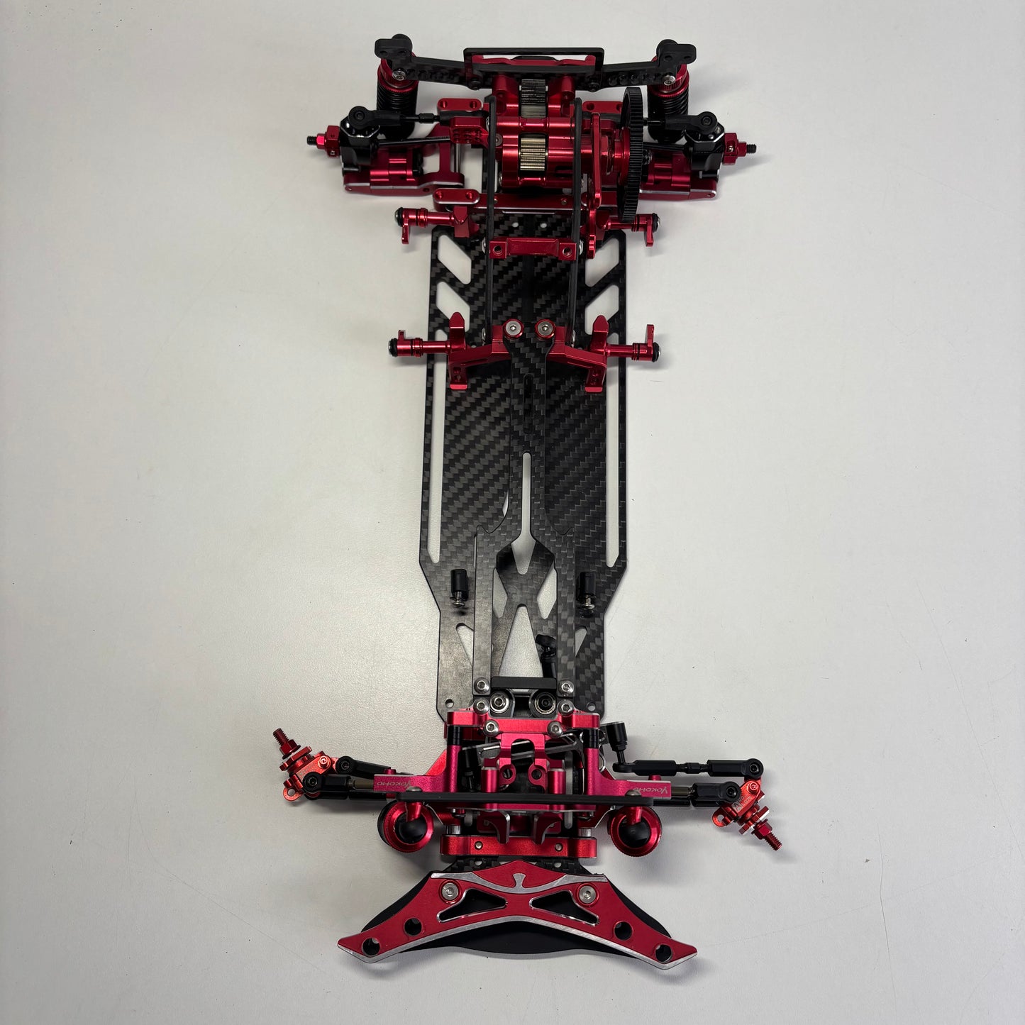 Reve D MC-1 MC1 Red Alloy Drift RWD Chassis Complete Upgraded