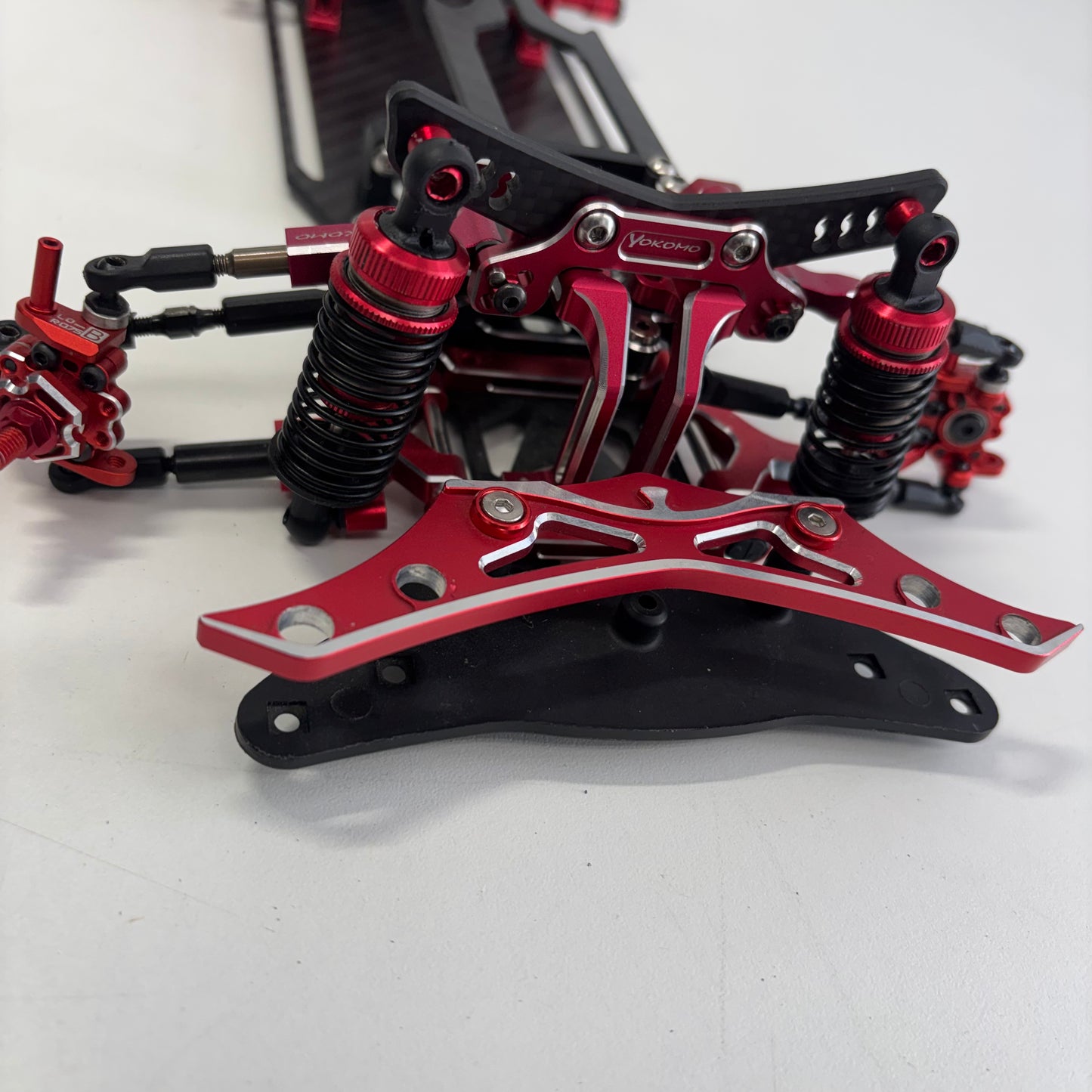Reve D MC-1 MC1 Red Alloy Drift RWD Chassis Complete Upgraded