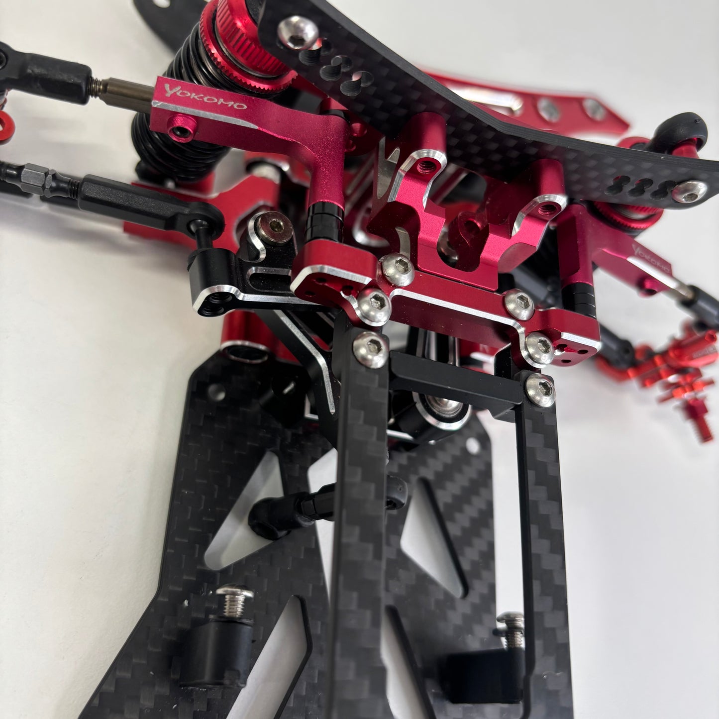Reve D MC-1 MC1 Red Alloy Drift RWD Chassis Complete Upgraded