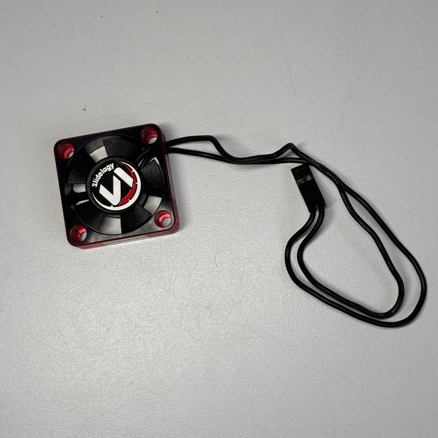 Slidelogy Alloy Fan 40x40mm Red/Black